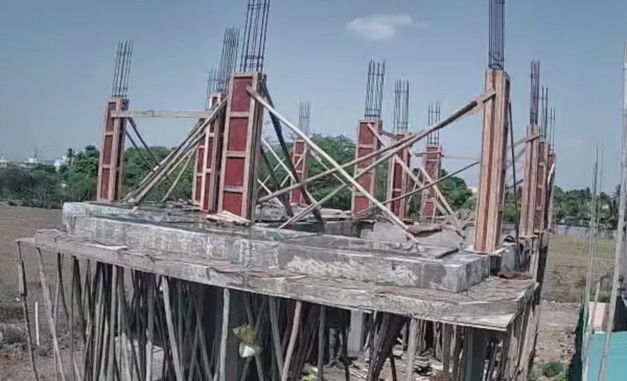 Bungalow Construction in Progress at Phaltan Satara