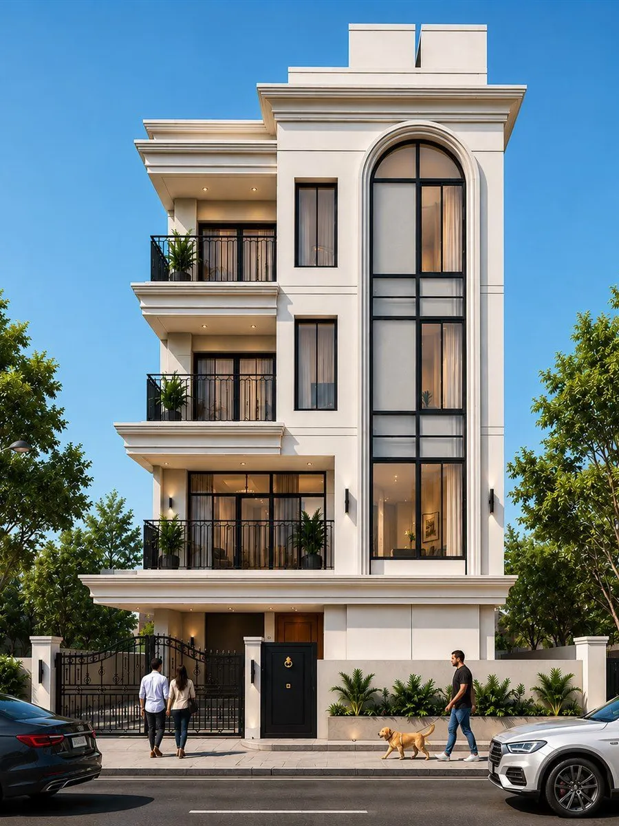 Luxury Bungalow Architectural Design in Godrej Edan Estate Pune