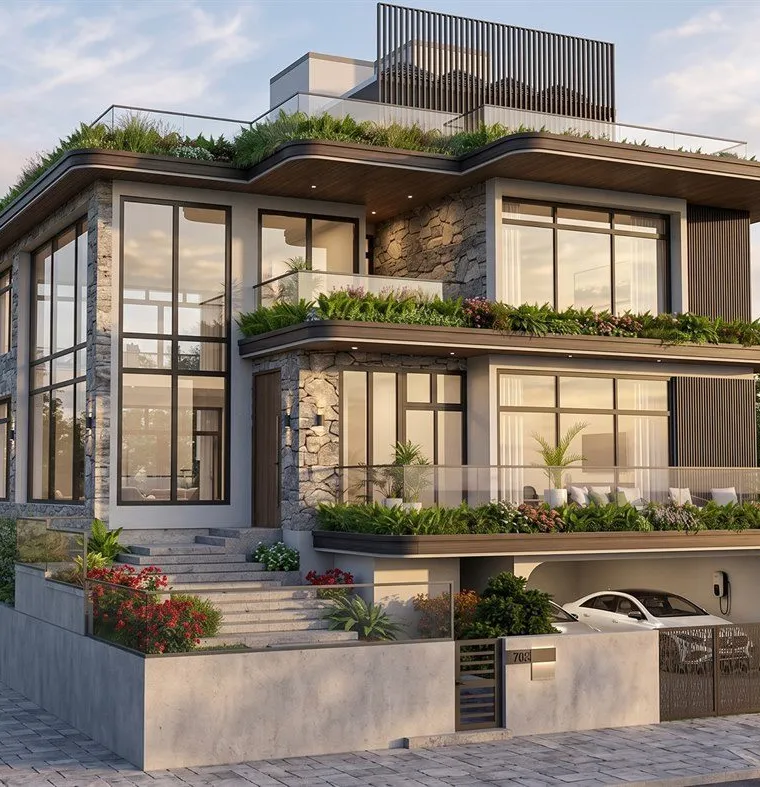 Modern Bungalow Architects in Bavdhan Pune