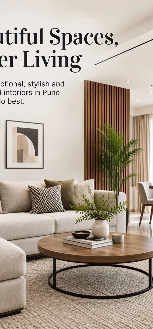 Creating individualistic functional and eye casted interiors in pune